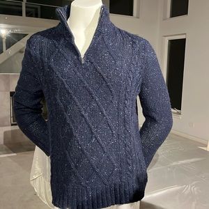 Club Room Mens Quarter Zip Sweater